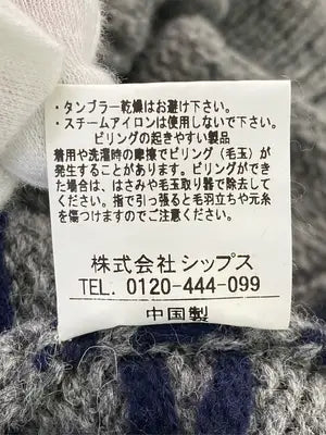 SHIPS/シップス/カーディガン/ボレロ/トップス/グレー/M
