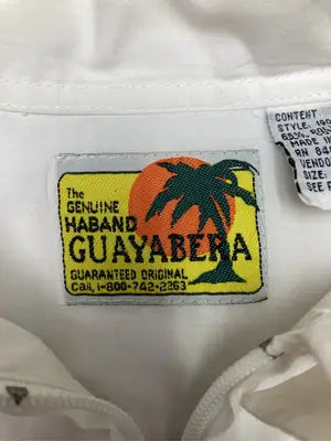 Guayabera/シャツ/ブラウス/トップス/ホワイト/L