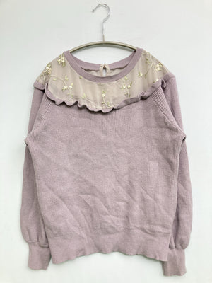 MAJESTIC LEGON/マジェスティックレゴン/ニット/セーター/トップス/パープル/M