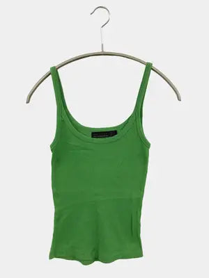 ZARA BASIC/ザラベーシック/タンクトップ/トップス/グリーン/S