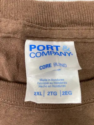 PORT&COMPANY/ポートアンドカンパニー/Tシャツ/カットソー/トップス/ブラウン/2XL