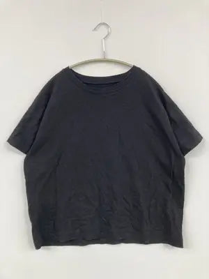 MUJI/ムジ/Tシャツ/カットソー/トップス/ブラック/M-L