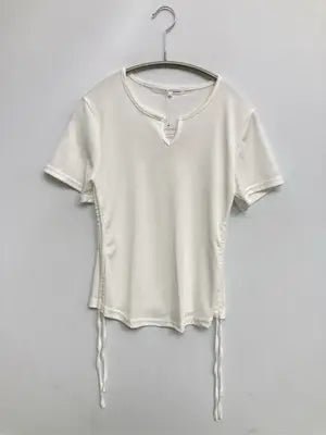 by muni:r/バイムニール/Tシャツ/カットソー/トップス/ホワイト/F