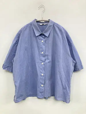 UNIQLO/ユニクロ/シャツ/ブラウス/トップス/スカイブルー/L