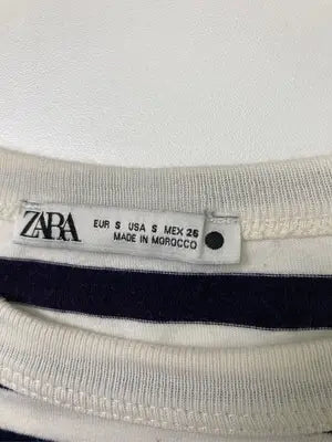 ZARA/ザラ/Tシャツ/カットソー/トップス/ブラック/USA S