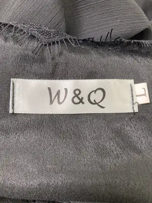 W&Q/ワンピース/ワンピース/ドレス/ブラック/L