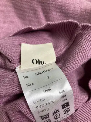 Olu./オルドット/Tシャツ/カットソー/トップス/ピンク/F