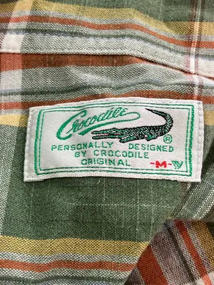 Crocodile/クロコダイル/シャツ/ブラウス/トップス/グリーン/M