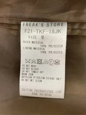FREAK'S STORE/フリークスストア/テーラードジャケット/ジャケット/アウター/ブラウン/M