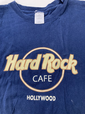 Hard Rock CAFE/ハードロックカフェ/Tシャツ/カットソー/トップス/ネイビー/XL