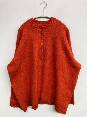 ニット/セーター/トップス/レッド