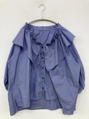 シャツ/ブラウス/トップス/ブルー/M