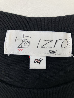IZRO/Tシャツ/カットソー/トップス/ブラック/OG