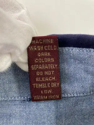 HAGGAR CASUALS/シャツ/ブラウス/トップス/ネイビー/XL