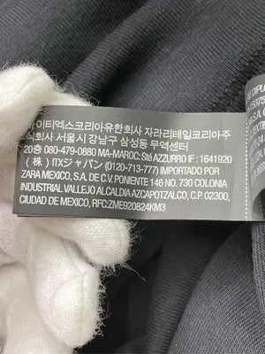ZARA/ザラ/ポロシャツ/トップス/ブラック/USA M