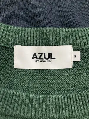 AZUL by MOUSSY/アズールバイマウジー/ニット/セーター/トップス/グリーン/S
