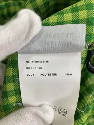 MAISON SPECIAL/メゾンスペシャル/スラックス/パンツ/ライトグリーン/M