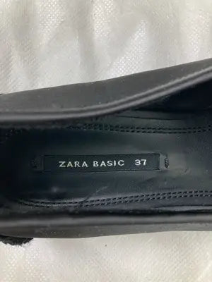 ZARA BASIC/ザラベーシック/ローファー/シューズ/ブラック/37