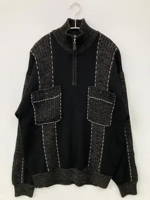 Monterey & Carmel/ニット/セーター/トップス/ブラック/M