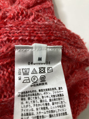 THE SHOP TK/ザショップティーケー/ニット/セーター/トップス/レッド/M