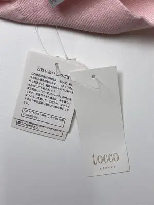 tocco closet/ニット/セーター/トップス/ピンク/M