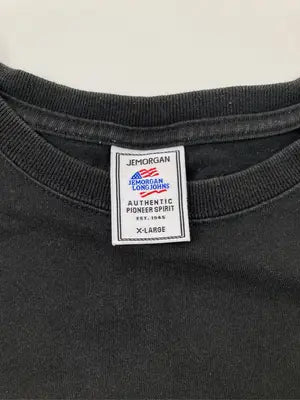 JEMORGAN LONG JOHNS/ノースリーブ/トップス/ブラック/X-LARGE