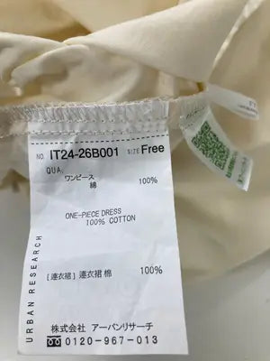 ITEMS/アイテムズ/ワンピース/ワンピース/ドレス/アイボリー/FREE