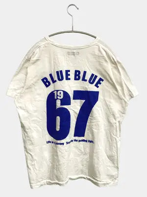 BLUE/BLUE/ブルーブルー/Tシャツ/カットソー/トップス/ホワイト/2