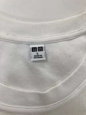 UNIQLO/ユニクロ/Tシャツ/カットソー/トップス/ホワイト/L