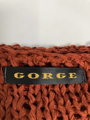 GORGE/ジョージ/ベスト/トップス/ブラウン/M