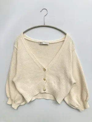ZARA/ザラ/カーディガン/ボレロ/トップス/アイボリー/EUR S/USA S/MEX 26