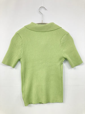 ニット/セーター/トップス/ライトグリーン/F