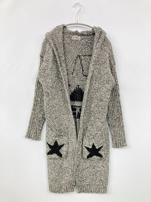 カーディガン/ボレロ/トップス/グレー