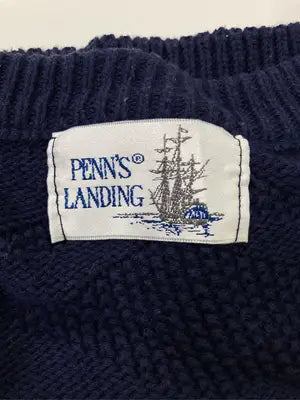 PENN'S LANDING/カーディガン/ボレロ/トップス/ネイビー/L