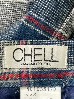 CHELL/ミモレ/半端丈スカート/スカート/ネイビー