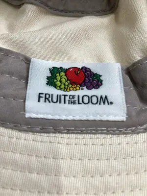 FRUIT OF THE LOOM/フルーツオブザルーム/バケットハット/帽子/アイボリー/57-59cm
