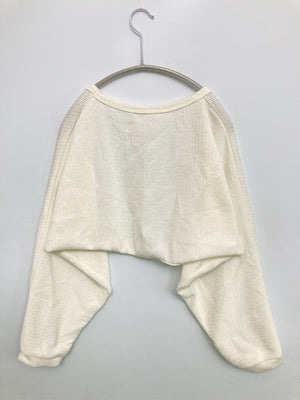 カーディガン/ボレロ/トップス/ホワイト