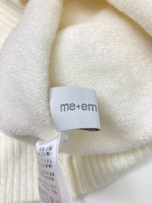 me+em select/ミームセレクト/ニット/セーター/トップス/ホワイト/F
