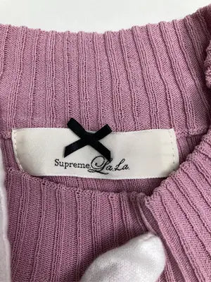 Supreme.La.La./シュープリームララ/ニット/セーター/トップス/ピンク/M