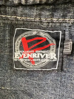 EVENRIVER/シャツ/ブラウス/トップス/ネイビー/LL