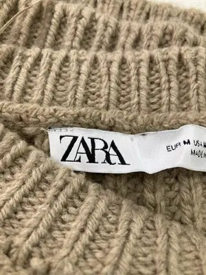 ZARA/ザラ/ワンピース/ワンピース/ドレス/ベージュ/USA M