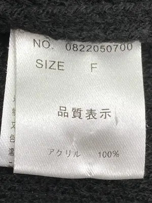 continuer de NICE CLAUP/コンティニューデナイスクラップ/ニット/セーター/トップス/ブラック/F