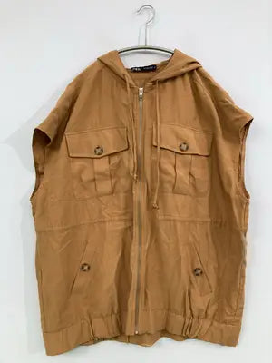 ZARA/ザラ/ベスト/トップス/オレンジ/EUR M/USA M/MEX 28
