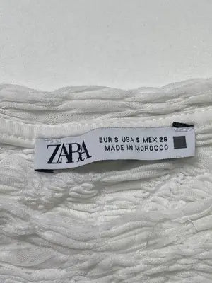 ZARA/ザラ/Tシャツ/カットソー/トップス/ホワイト/USA S