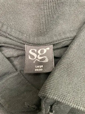 SG/ポロシャツ/トップス/ブラック/Large