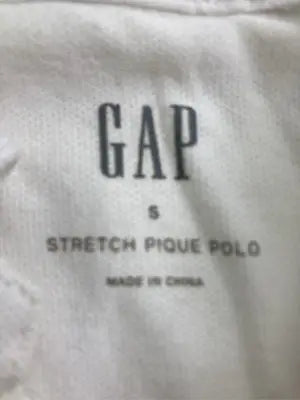 GAP/ギャップ/ポロシャツ/トップス/ホワイト/S