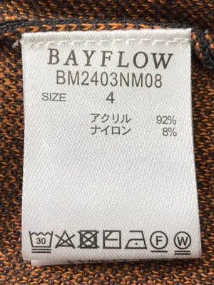 BAYFLOW/ベイフロー/ニット/セーター/トップス/ブラック/4