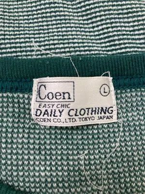 coen/コーエン/Tシャツ/カットソー/トップス/グリーン/L