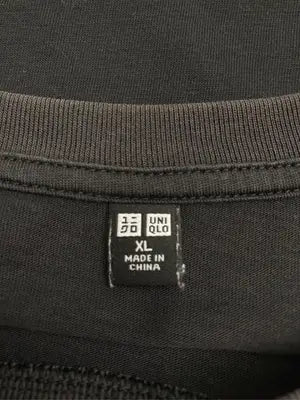 UNIQLO/ユニクロ/Tシャツ/カットソー/トップス/ブラック/XL