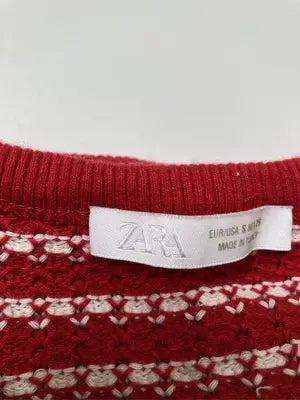ZARA/ザラ/ベスト/トップス/レッド/USA S